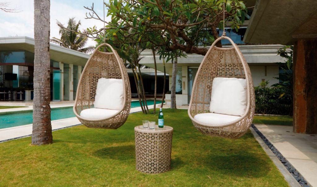 5x hermosas sillas colgantes para uso en exteriores e interiores, CASA